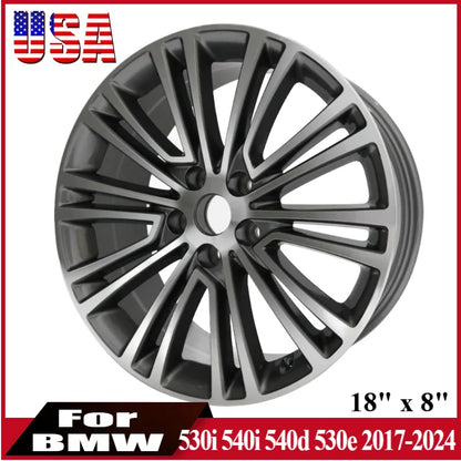 18 x 8 inch Wheel Rim For BMW 530i 540i 540d 530e 2017-2024 18" Car Tire Wheel Rim Auto Replacement 36116863420