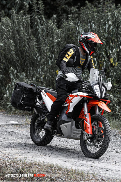 Rhinowalk Motorcycle Side Bag 35L Waterproof Quick Release Saddle Bag For BMW R1300GS R1250GS R1200GS S1000XR Motorbike Luggage