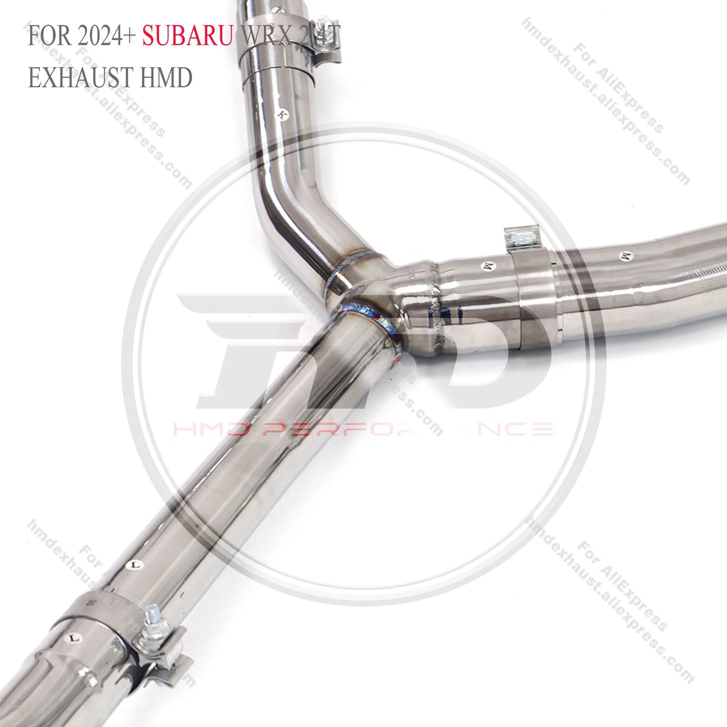 HMD Exhaust Muffler Valve Pipes Auto Performance Parts for 2024+ Subaru WRX 2.4T Valves Exhaust