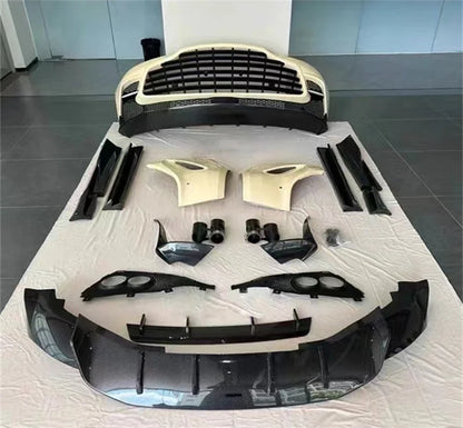 Facelift Car Front Bumper Grilles Rear Bumpers Exhaust Pipes Side Skirts Carbon Body Kit for Aston Martin DBX 707 Bodykit