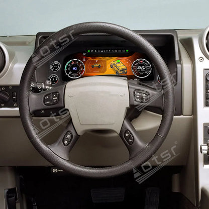 12.3 inch New Upgraded For Hummer H2 2003-2009 Speedometer Car LCD Instrument Panel Digital Cluster Virtual Cockpit