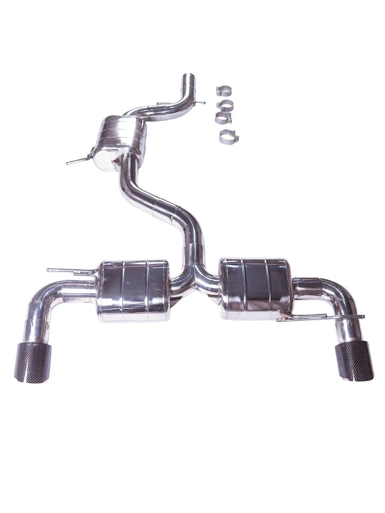 【 Customized Product 】 Stainless steel exhaust system, Volkswagen Golf 6GTI 2.0 drum muffler, deep and rich sound quality, exhau