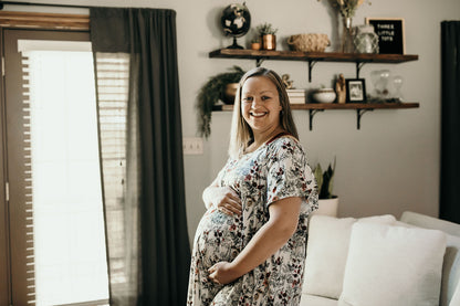 Floral Mommy Labor and Delivery Nursing Hospital Gown by Three Little Tots