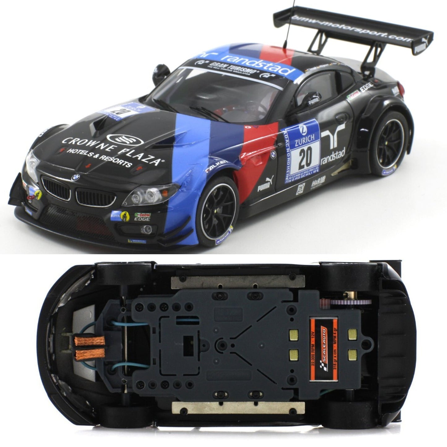 Scaleauto BMW Z4 GT3 Nurburgring 2013 Home Series 1/24 Slot Car SC-7062HS