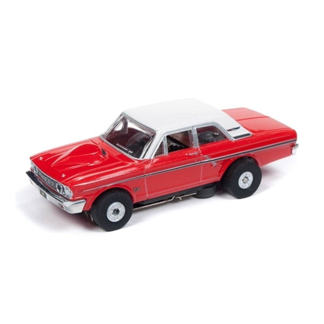 Auto World 1964 Ford Thunderbolt Red Thunderjet R25 HO Slot Car SC340