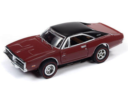 Auto World 1969 Dodge Charger R/T Maroon R27 HO Slot Car SC343 fits AFX
