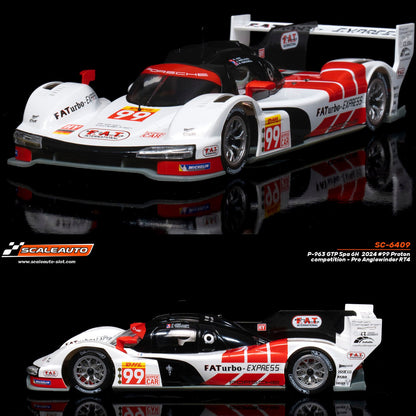 Scaleauto SC-6409 Porsche 963 GTP FATurbo Hypercar Spa 2024 1/32 Slot Car