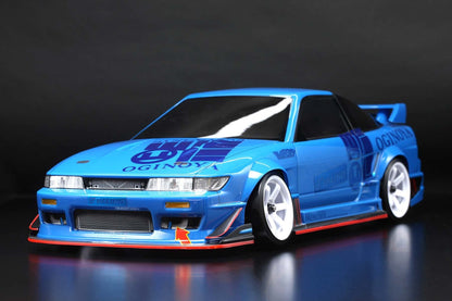 SD-RS13SPB Yokomo Oginoya Nissan Sileighty Sayaka SP Drift Body w/Light Decal & Decals (Clear)