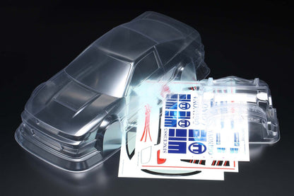 SD-RS13SPB Yokomo Oginoya Nissan Sileighty Sayaka SP Drift Body w/Light Decal & Decals (Clear)