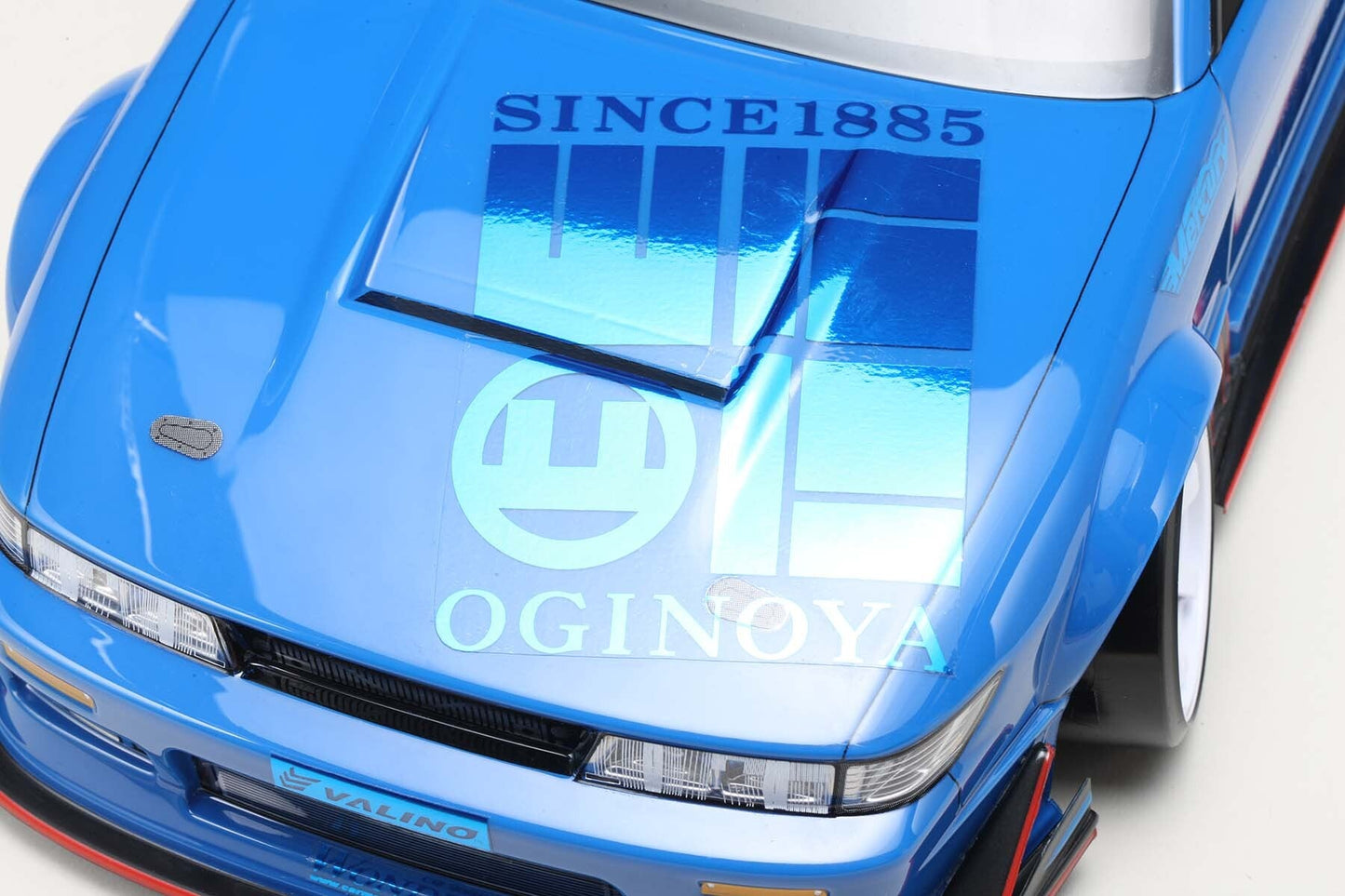 SD-RS13SPB Yokomo Oginoya Nissan Sileighty Sayaka SP Drift Body w/Light Decal & Decals (Clear)