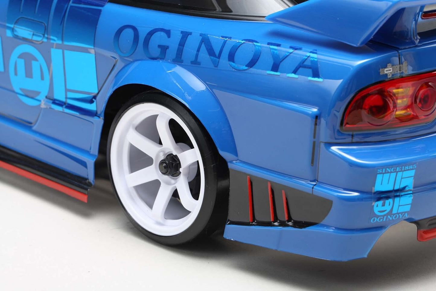 SD-RS13SPB Yokomo Oginoya Nissan Sileighty Sayaka SP Drift Body w/Light Decal & Decals (Clear)