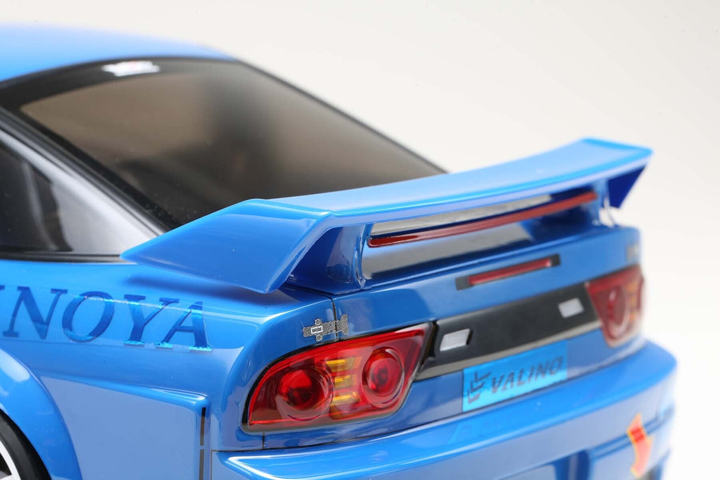 SD-RS13SPB Yokomo Oginoya Nissan Sileighty Sayaka SP Drift Body w/Light Decal & Decals (Clear)