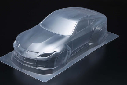 SD-RZ34B Yokomo Pandem Nissan Fairlady Z RZ34 Body (Clear) w/Light Bracket & Spoiler