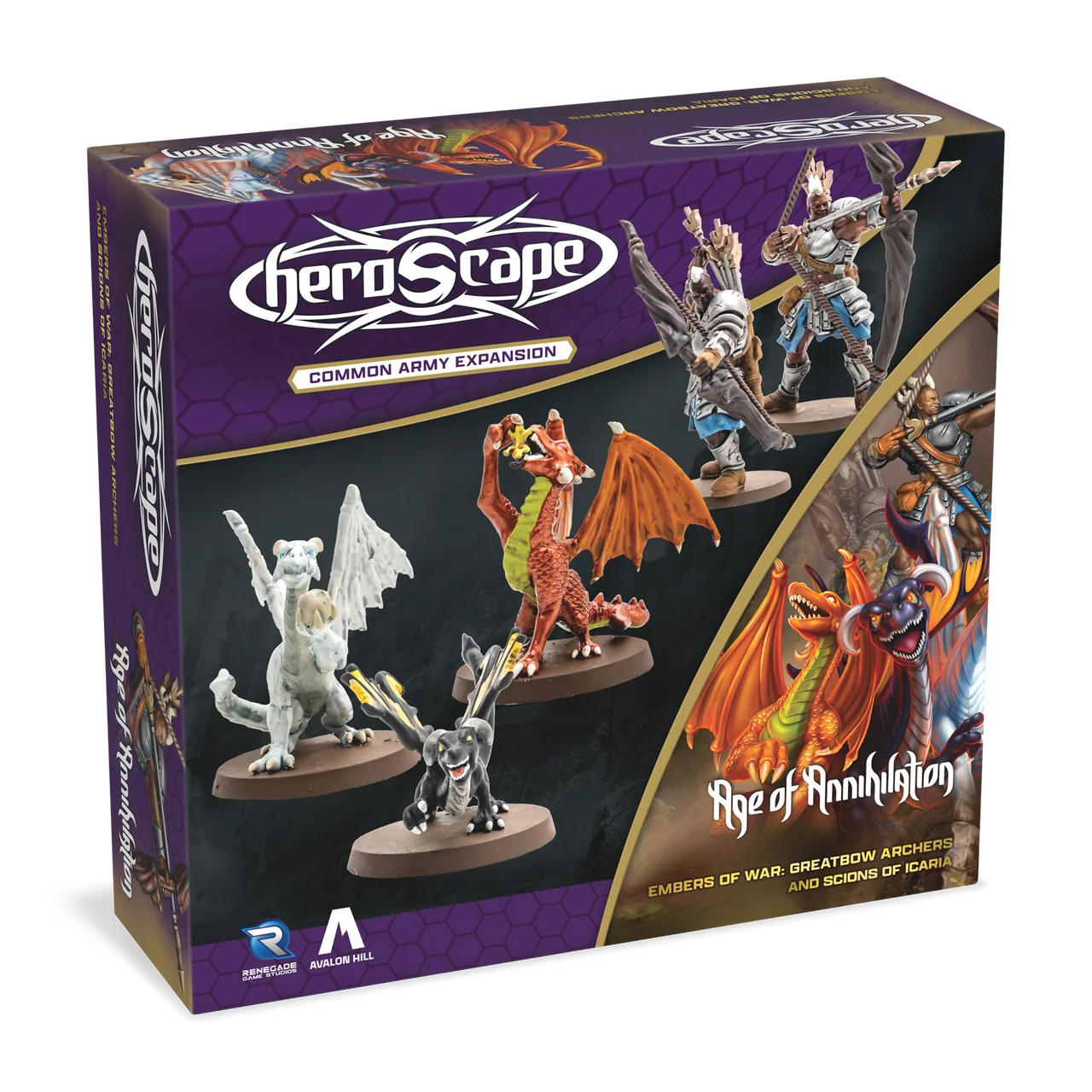 Heroscape: Age of Annihilation -  Greatbow Archers and Scions of Icaria Army Expansion