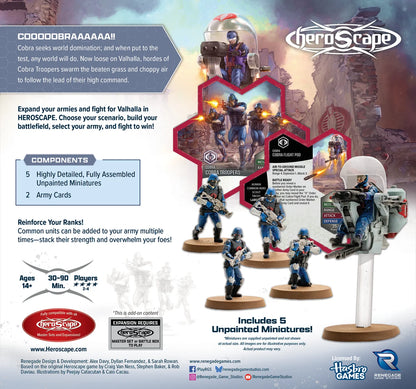 Heroscape: G.I. Joe - COBRA Troopers & COBRA Flight Pod Common Army Expansion