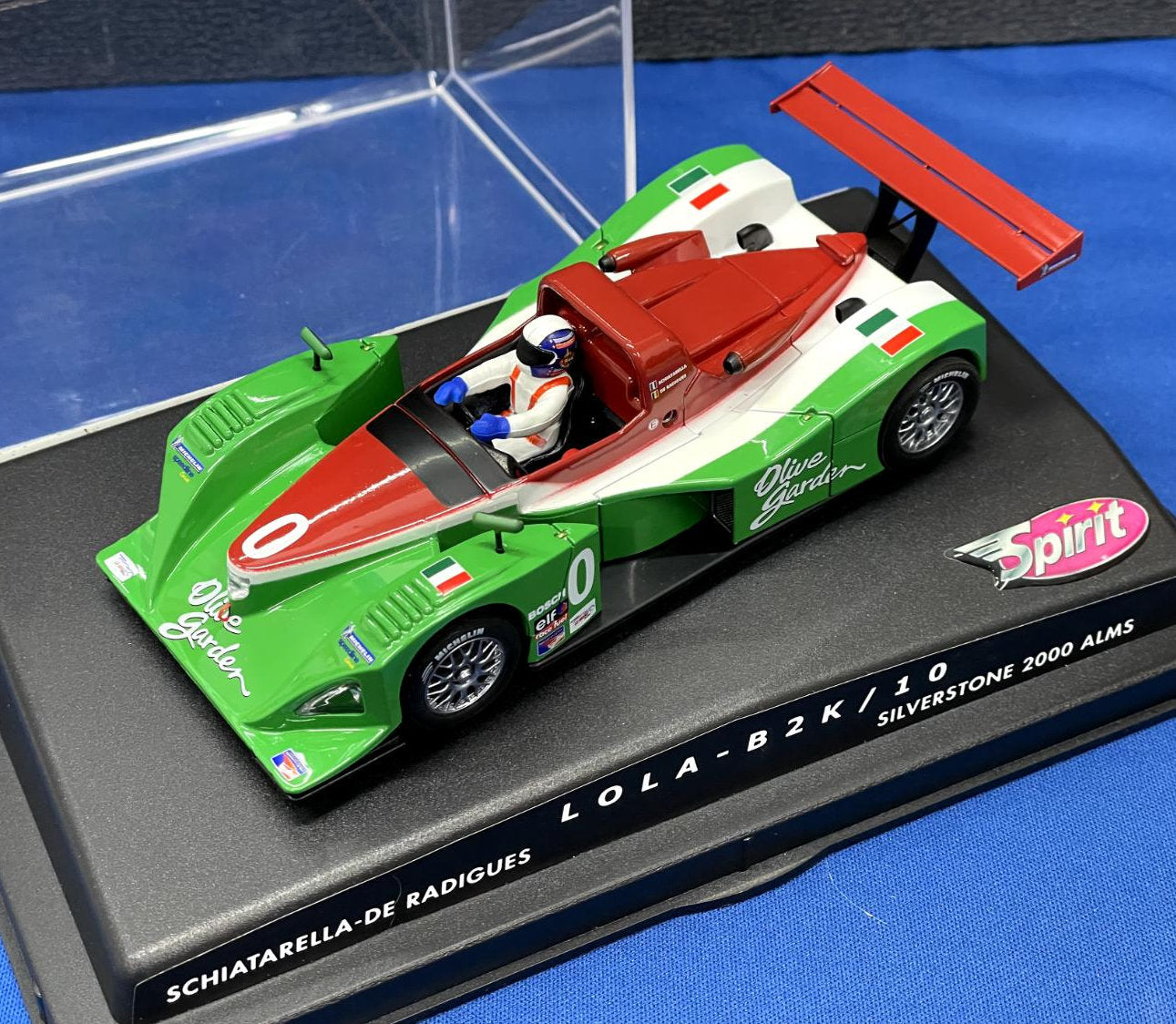SPIRIT Lola B2K/10 Olive Garden 1/32 Slot Car SP1104 for Thunderslot Revoslot