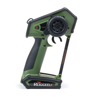 Spektrum SPMR6220G DX Rugged+ 12-Channel DSMR+ Surface Transmitter, Green