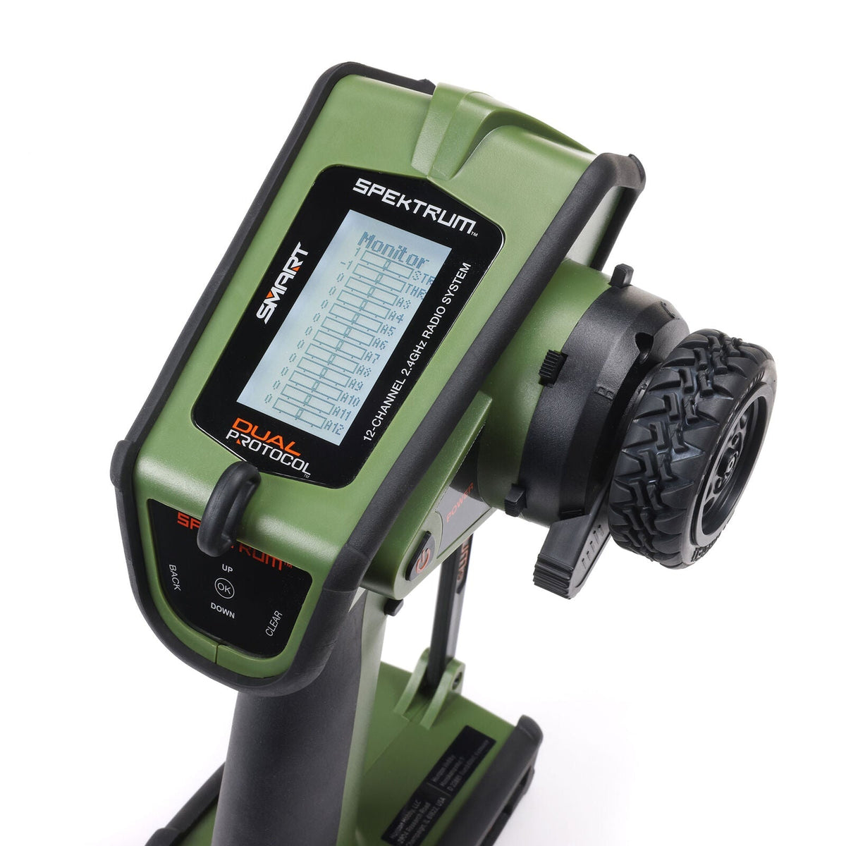 Spektrum SPMR6220G DX Rugged+ 12-Channel DSMR+ Surface Transmitter, Green