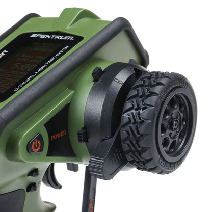 Spektrum SPMR6220G DX Rugged+ 12-Channel DSMR+ Surface Transmitter, Green