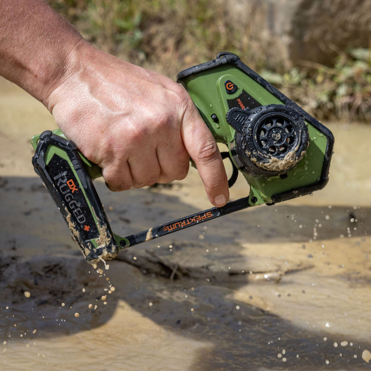 Spektrum SPMR6220G DX Rugged+ 12-Channel DSMR+ Surface Transmitter, Green