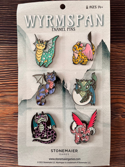 Stonemaier Games: Enamel Pins - Wyrmspan (6)