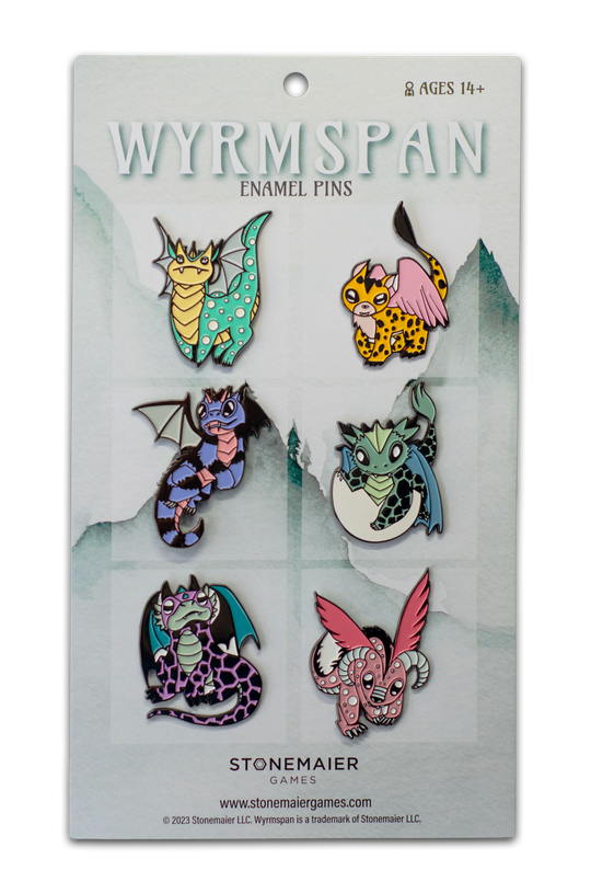 Stonemaier Games: Enamel Pins - Wyrmspan (6)