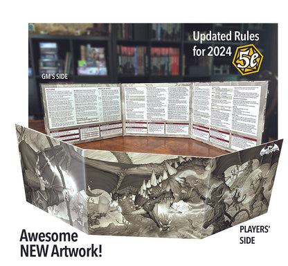 Stat Trackers: Game Master's Screen - 5th Edition - 2024 Version