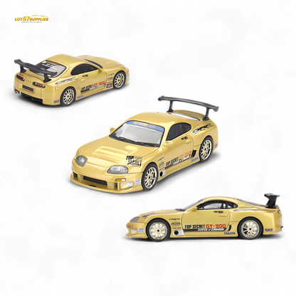 Mini-GT Toyota Supra (A80) Top Secret GT-300 Top Secret Gold 1:64 MGT00961