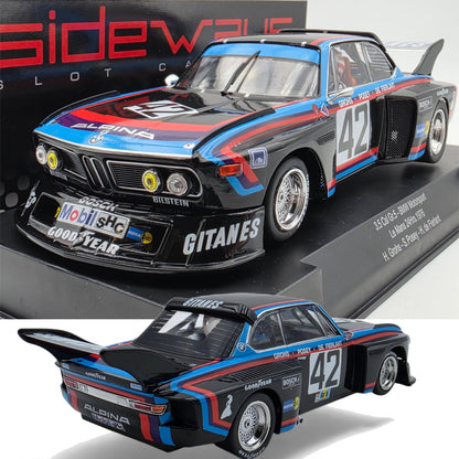 Sideways BMW 3.5 CSL Gr.5 Le Mans 24h 1976 1/32 Slot Car SW87