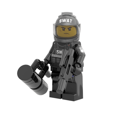 SWAT Operator, Breach & Entry Specialist - Custom Minifig - Made Using LEGO® Parts