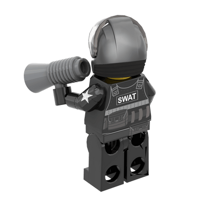 SWAT Commander - Custom Minifig - Made Using LEGO® Parts