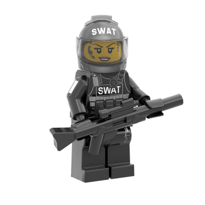 SWAT Lieutenant - Custom Minifig - Made Using LEGO® Parts