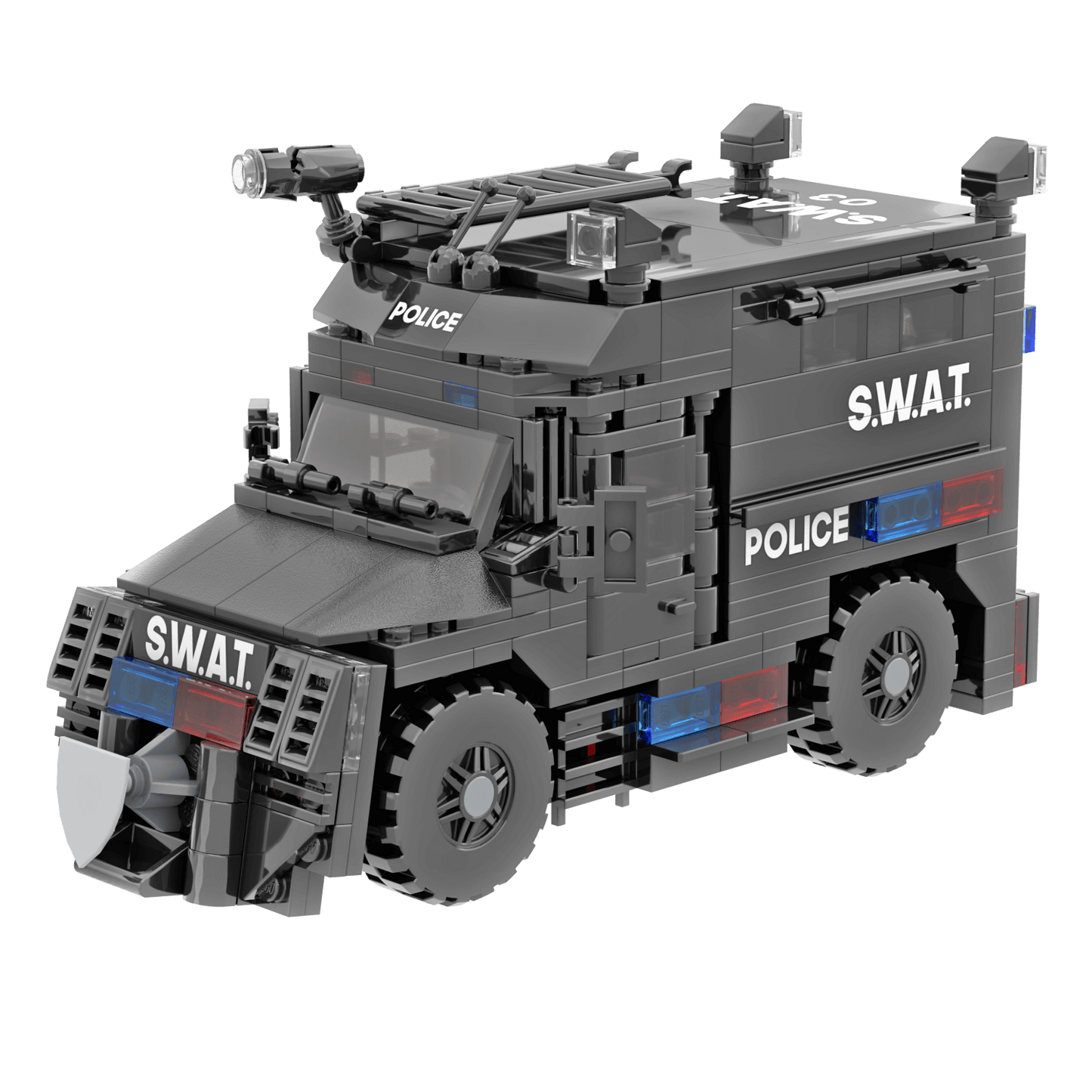 Police Armored S.W.A.T. Vehicle - Custom Building Set - Made Using LEGO® Parts