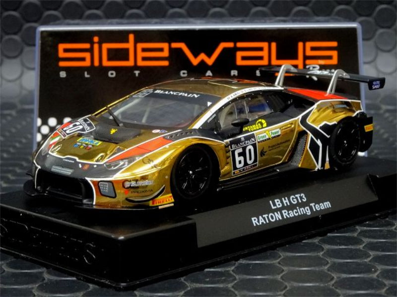 Racer Sideways Lamborghini Huracan GT3 Raton 1/32 Slot Car SWCAR01F