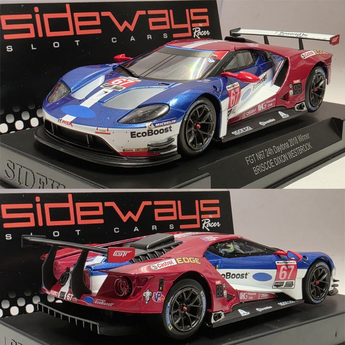 Sideways Ford GTE GT3 24h Daytona 2018 Winner 1/32 Slot Car SWCAR02G