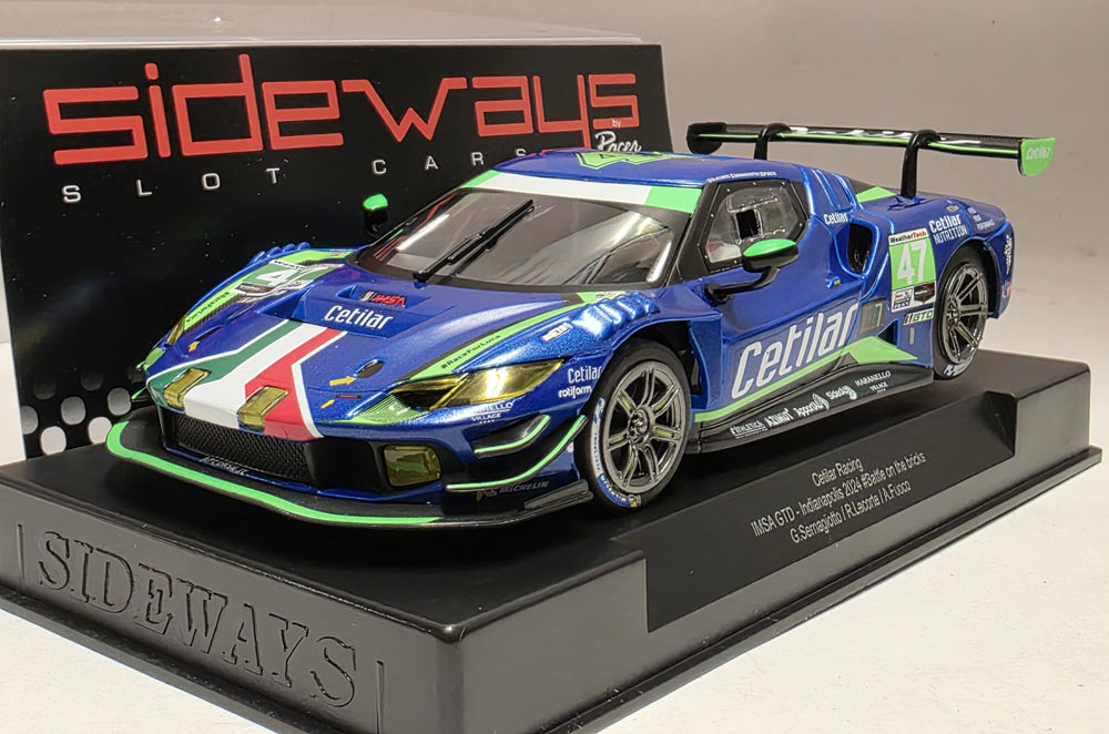 Sideways Ferrari 296 GT3 Cetilar Racing Fantasy 1/32 Slot Car SWCAR11A