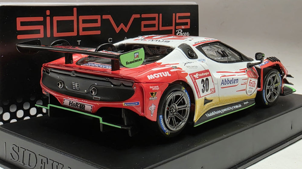 Sideways Ferrari 296 GT3 Nurburgring 24h Winner Fantasy 1/32 Slot Car SWCAR11B