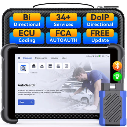 MUCAR 892BT OBD2 Scanner CANFD&DOIP All System Diagnostic Tool, Bi-Directional ECU Coding, 34 Reset Lifetime Free for all Cars
