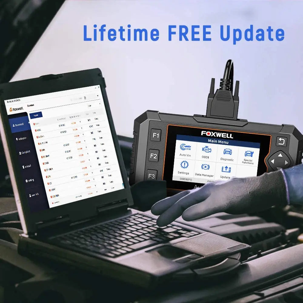 FOXWELL NT624 Elite OBD2 Scanner Car Diagnostic Scanner All Systems Code Reader SAS/Oil/EPB 8 Reset OBD2 Scanner Diagnostic Tool