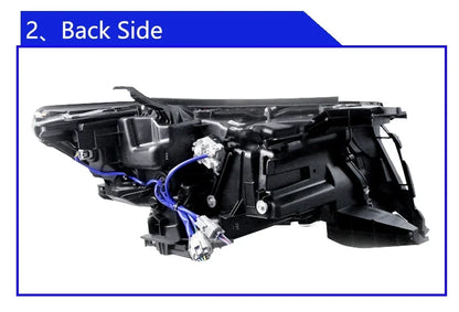 Auto Headlight For Toyota Prado 2018-2023 LED Car Front lamps Assembly Upgrade Bugatti Design Four Projector Lens Accessories