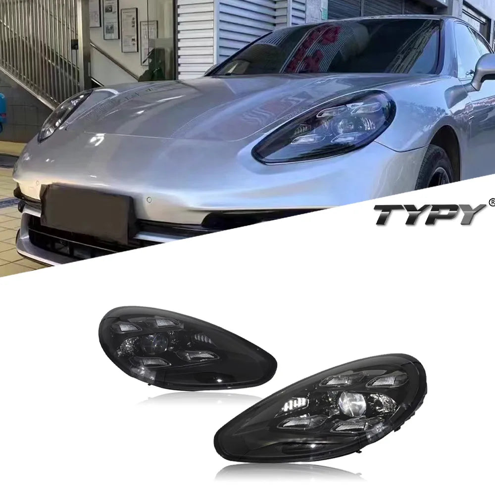 New LED Head Lamp Upgrade Modified For Porsche Panamera 970 Headlight 970.1 970.2 2010-2016 Dynamic Signal Auto Accessories