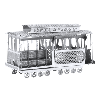 San Francisco Cable Car 3D Steel Model Kit Metal Earth