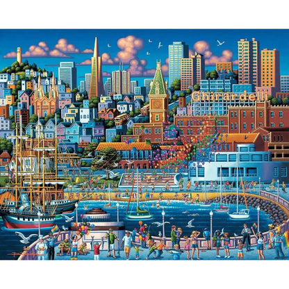 San Francisco Pier 210 Piece Jigsaw Puzzle Dowdle