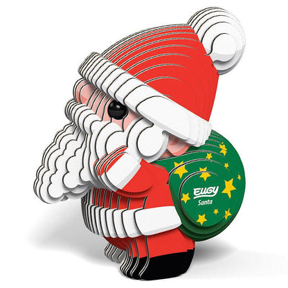 Santa 3D Cardboard Model Kit Eugy