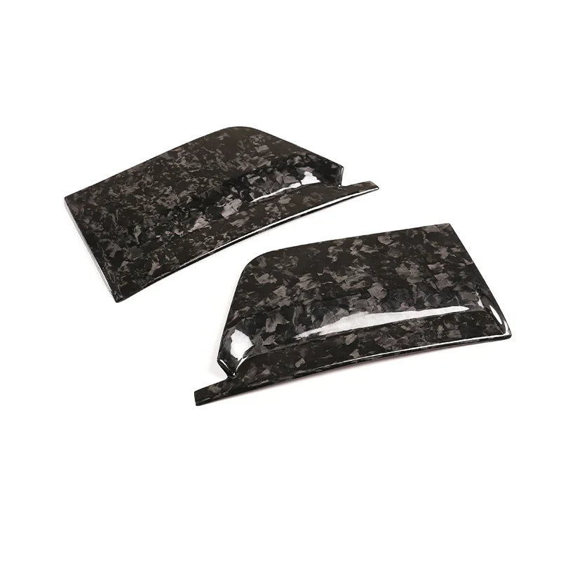 2pcs/Set Real Carbon Fiber B-pillar Window Decoration Cover Trim Fit For Ferrari 458 2011-2016 Auto Sticker Molding Accessories