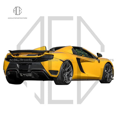 For Mclaren MP4-12C Rear Bumper Side Skirts Rear Lip And Rear diffuser Kit Body Kit Dry Carbon Fiber 2011-2014