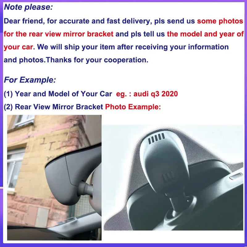 TIMACAM 4K Dash Cam 2K Car DVR Camera for ALFA ROMEO Stelvio Quadrifoglio Giulia Quadrifoglio GTA Veloce 2016-2023 Easy Install