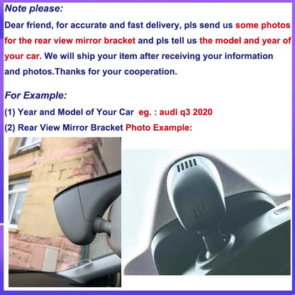 TIMACAM 4K Dash Cam 2K Car DVR Camera for ALFA ROMEO Stelvio Quadrifoglio Giulia Quadrifoglio GTA Veloce 2016-2023 Easy Install