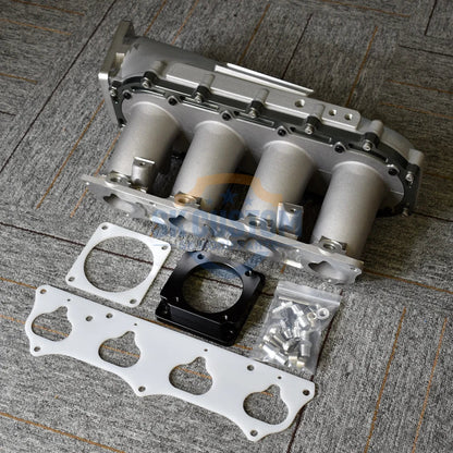 Full Aluminum Alloy Race Patter Intake Manifold Suitable For Honda 2002-2005 Civic Coupe SI RSX K Series K20A K20A2 K20Z1 K24A1
