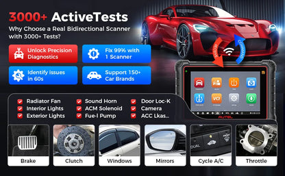 Autel MaxiCOM MK900 Car Diagnostic Tools 40+ Services DoIP & CAN-FD Car Scanner OBD2 Automotive Scan Tool Upgrade of MK808S